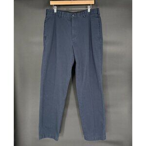 Brooks Brothers Mens Advantage Chino Hudson Pants W35 L33 Navy  Old Money Preppy